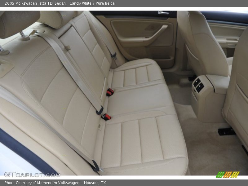 Candy White / Pure Beige 2009 Volkswagen Jetta TDI Sedan