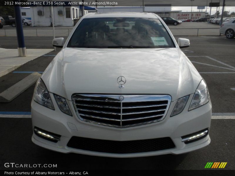 Arctic White / Almond/Mocha 2012 Mercedes-Benz E 350 Sedan