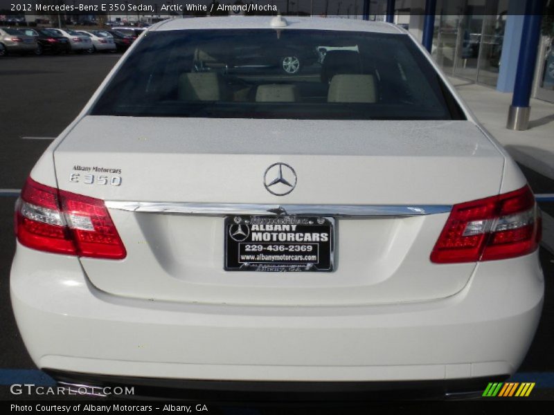 Arctic White / Almond/Mocha 2012 Mercedes-Benz E 350 Sedan