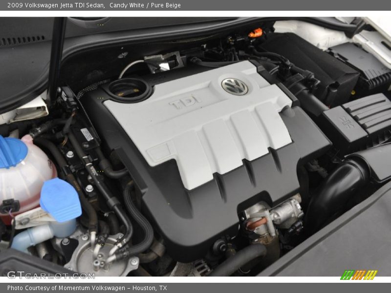 Candy White / Pure Beige 2009 Volkswagen Jetta TDI Sedan