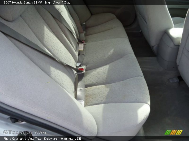 Bright Silver / Gray 2007 Hyundai Sonata SE V6