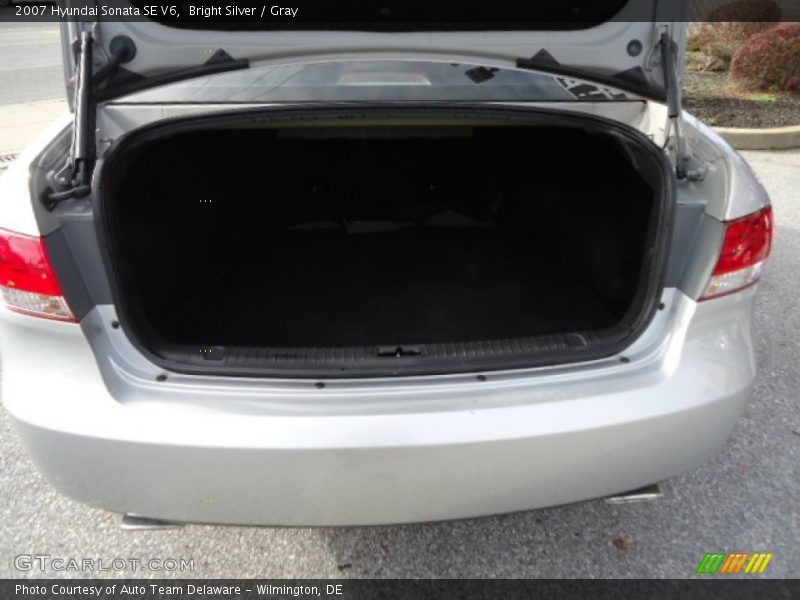 Bright Silver / Gray 2007 Hyundai Sonata SE V6