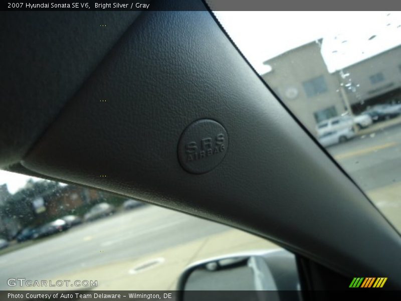 Bright Silver / Gray 2007 Hyundai Sonata SE V6