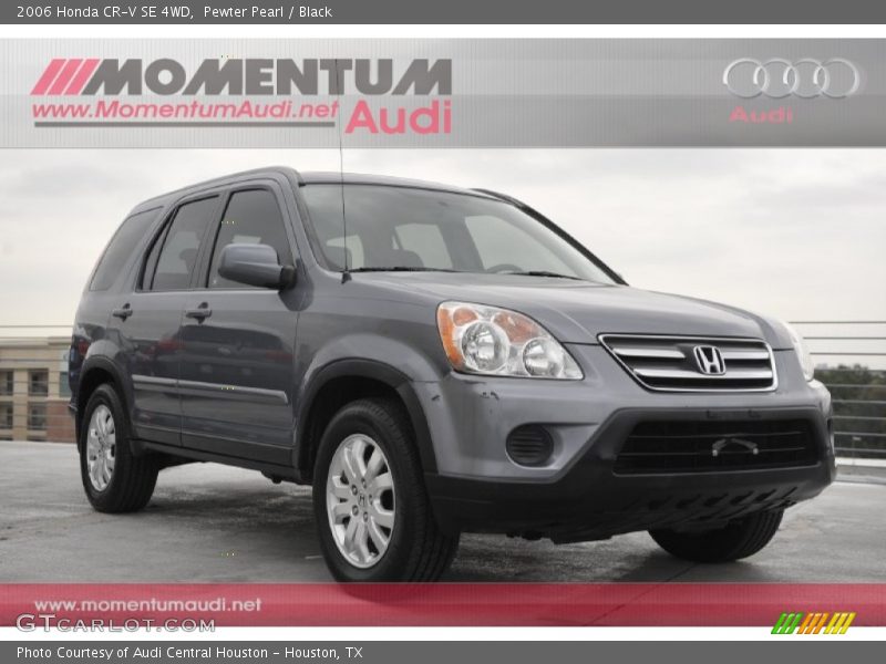 Pewter Pearl / Black 2006 Honda CR-V SE 4WD