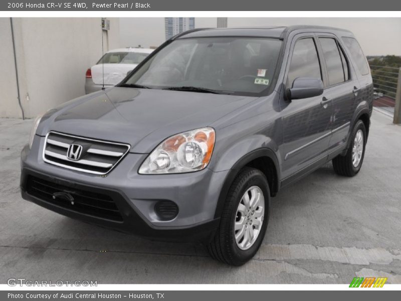 Pewter Pearl / Black 2006 Honda CR-V SE 4WD