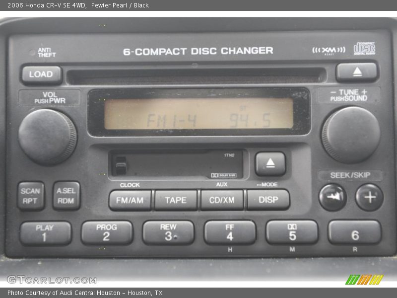 Pewter Pearl / Black 2006 Honda CR-V SE 4WD