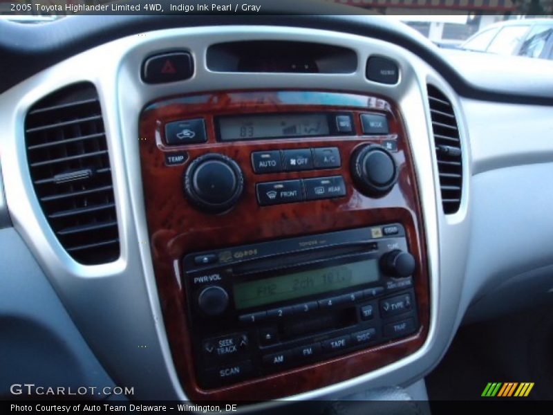 Indigo Ink Pearl / Gray 2005 Toyota Highlander Limited 4WD