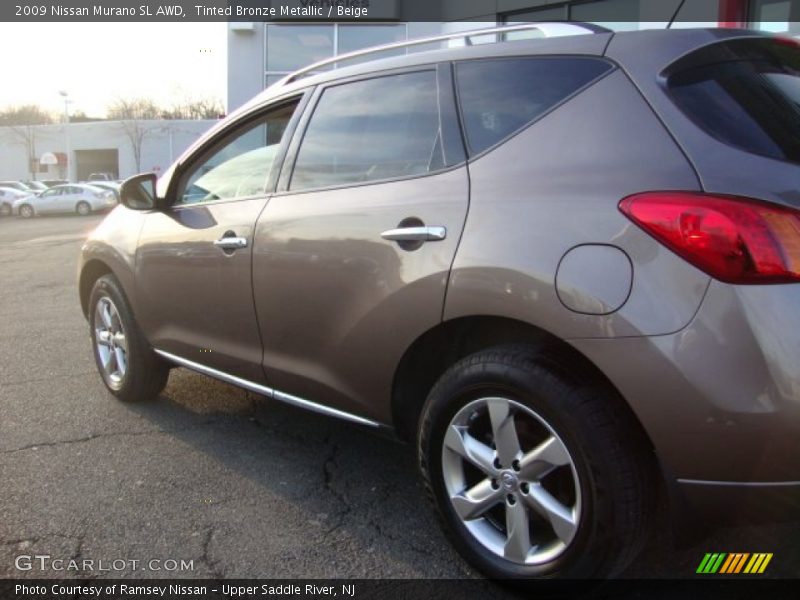 Tinted Bronze Metallic / Beige 2009 Nissan Murano SL AWD