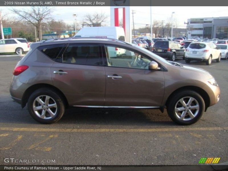 Tinted Bronze Metallic / Beige 2009 Nissan Murano SL AWD