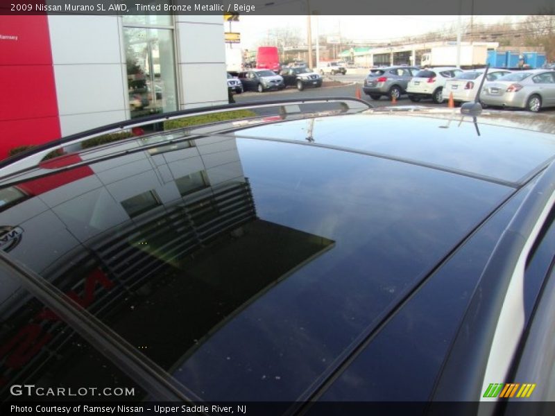 Tinted Bronze Metallic / Beige 2009 Nissan Murano SL AWD