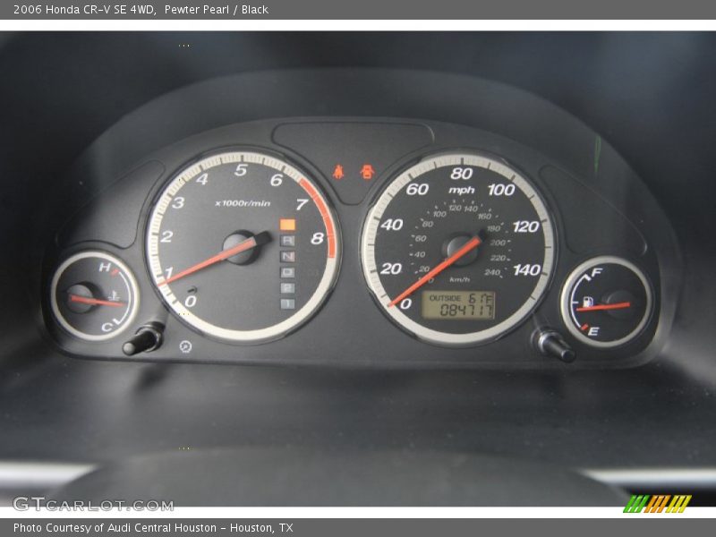 Pewter Pearl / Black 2006 Honda CR-V SE 4WD