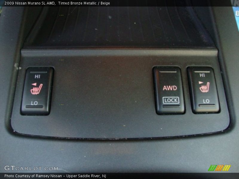 Tinted Bronze Metallic / Beige 2009 Nissan Murano SL AWD