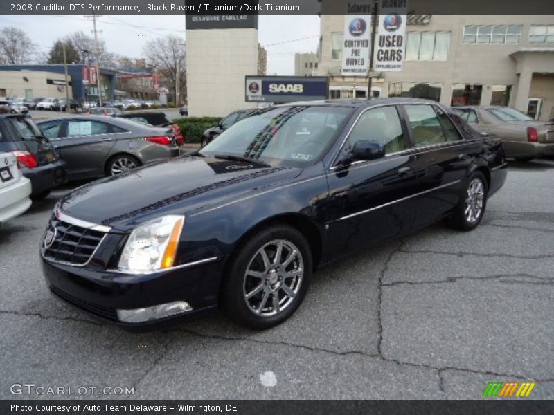 Black Raven / Titanium/Dark Titanium 2008 Cadillac DTS Performance