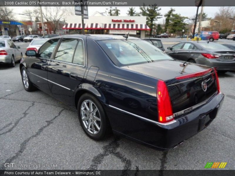 Black Raven / Titanium/Dark Titanium 2008 Cadillac DTS Performance