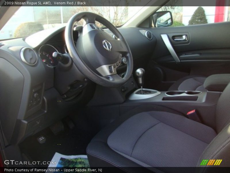 Venom Red / Black 2009 Nissan Rogue SL AWD