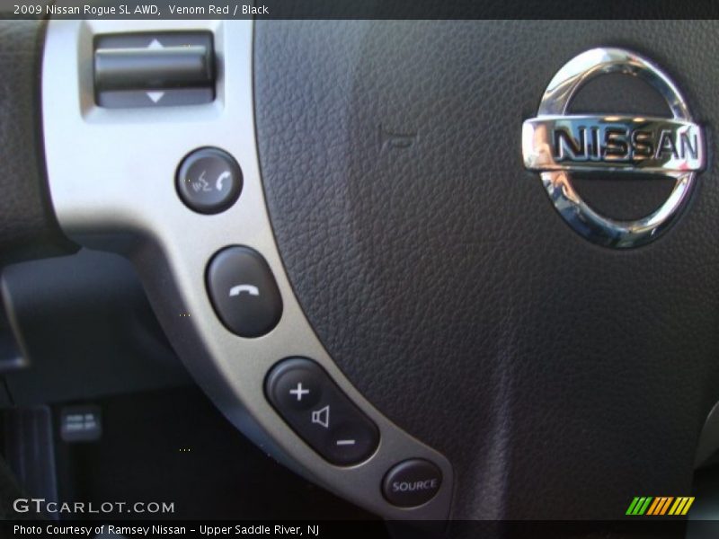 Venom Red / Black 2009 Nissan Rogue SL AWD