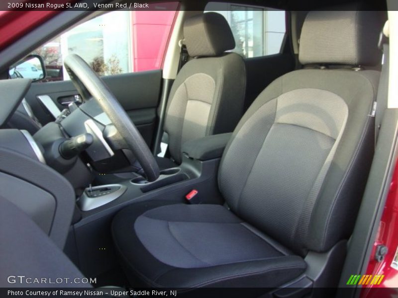 Venom Red / Black 2009 Nissan Rogue SL AWD