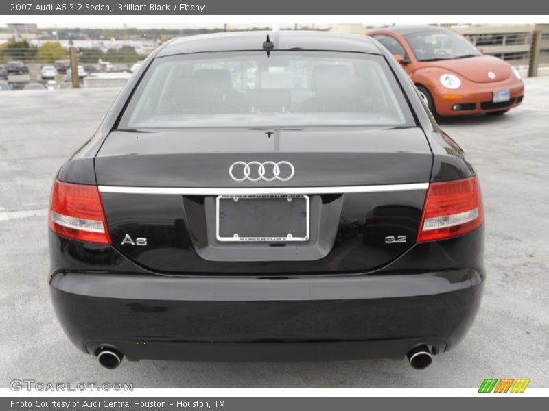 Brilliant Black / Ebony 2007 Audi A6 3.2 Sedan