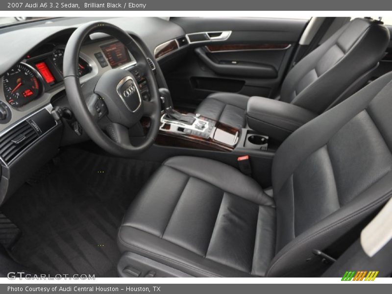 Brilliant Black / Ebony 2007 Audi A6 3.2 Sedan