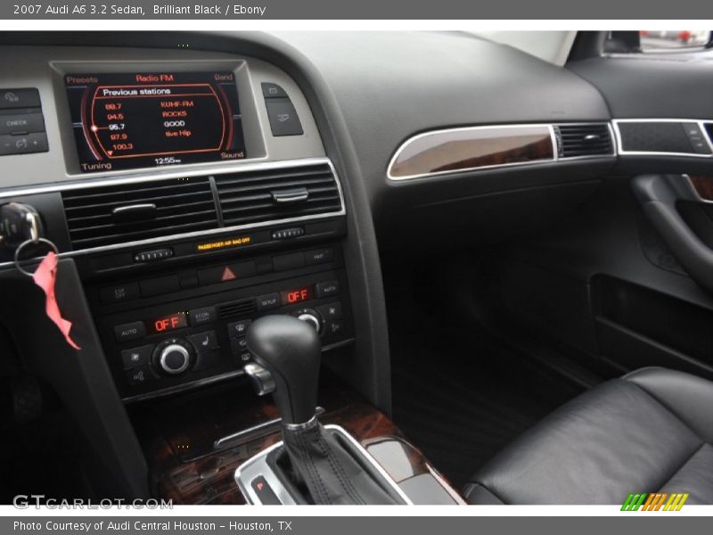 Brilliant Black / Ebony 2007 Audi A6 3.2 Sedan