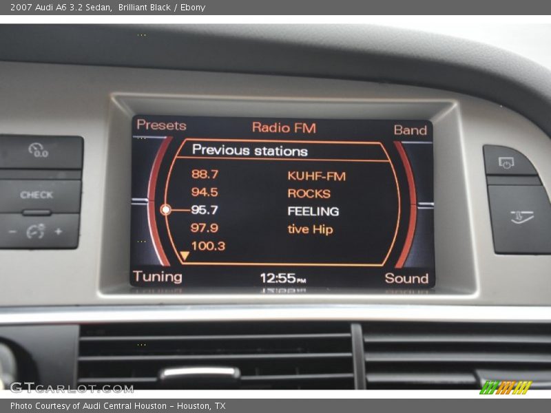 Brilliant Black / Ebony 2007 Audi A6 3.2 Sedan