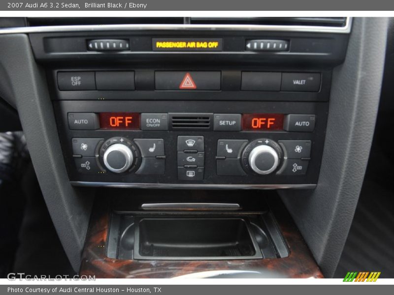 Brilliant Black / Ebony 2007 Audi A6 3.2 Sedan