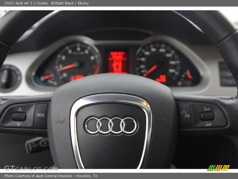 Brilliant Black / Ebony 2007 Audi A6 3.2 Sedan