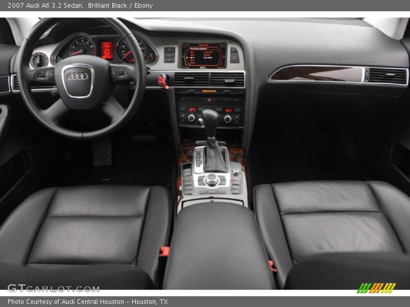 Brilliant Black / Ebony 2007 Audi A6 3.2 Sedan