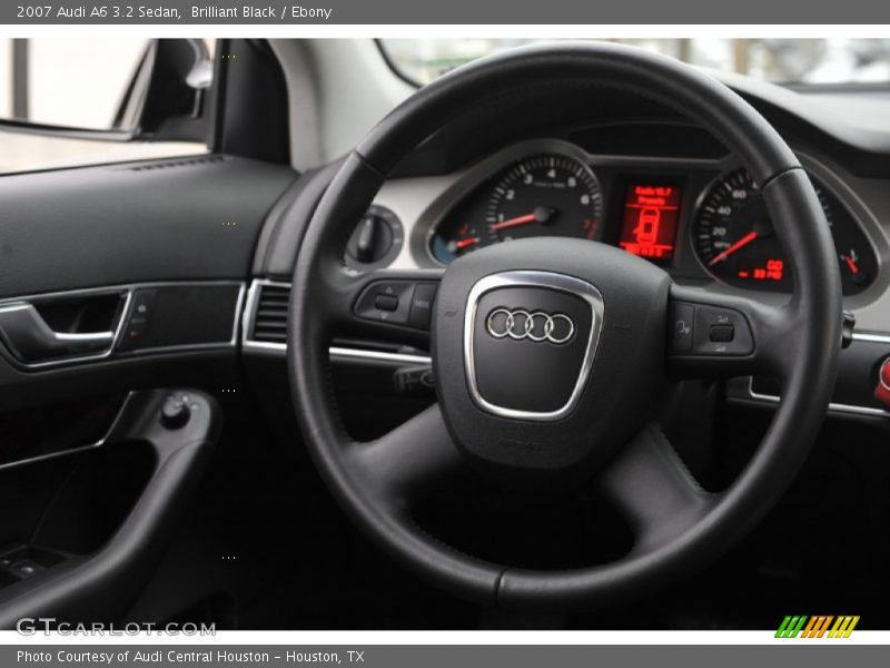 Brilliant Black / Ebony 2007 Audi A6 3.2 Sedan