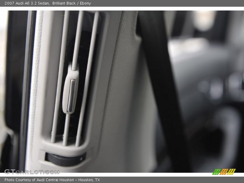 Brilliant Black / Ebony 2007 Audi A6 3.2 Sedan