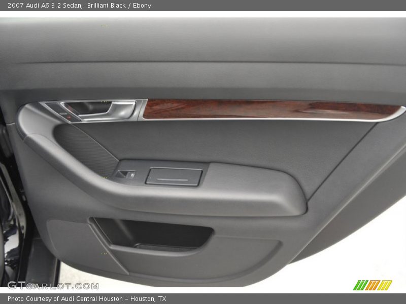 Brilliant Black / Ebony 2007 Audi A6 3.2 Sedan