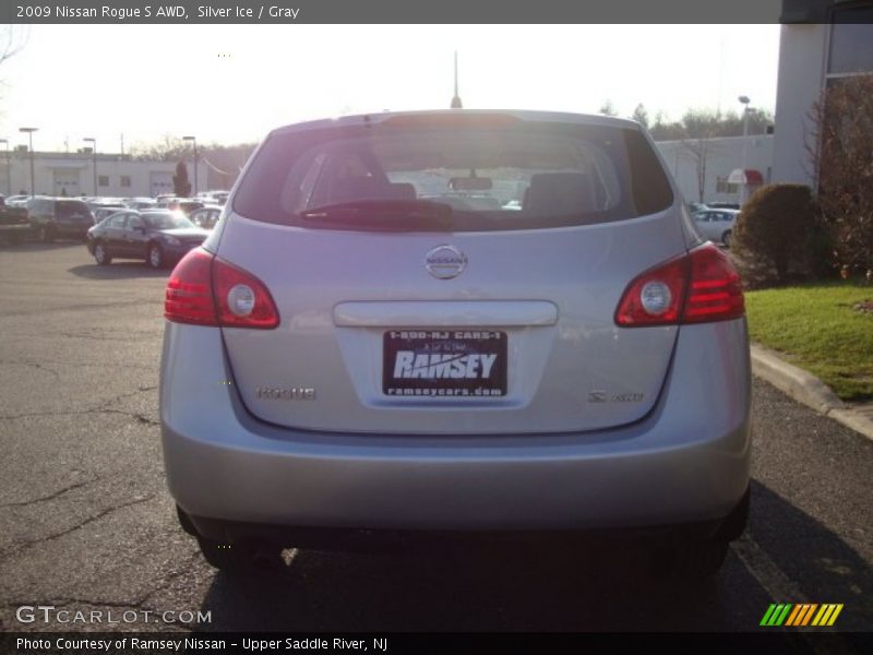 Silver Ice / Gray 2009 Nissan Rogue S AWD