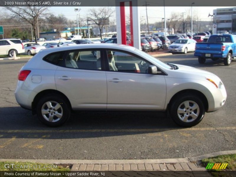 Silver Ice / Gray 2009 Nissan Rogue S AWD