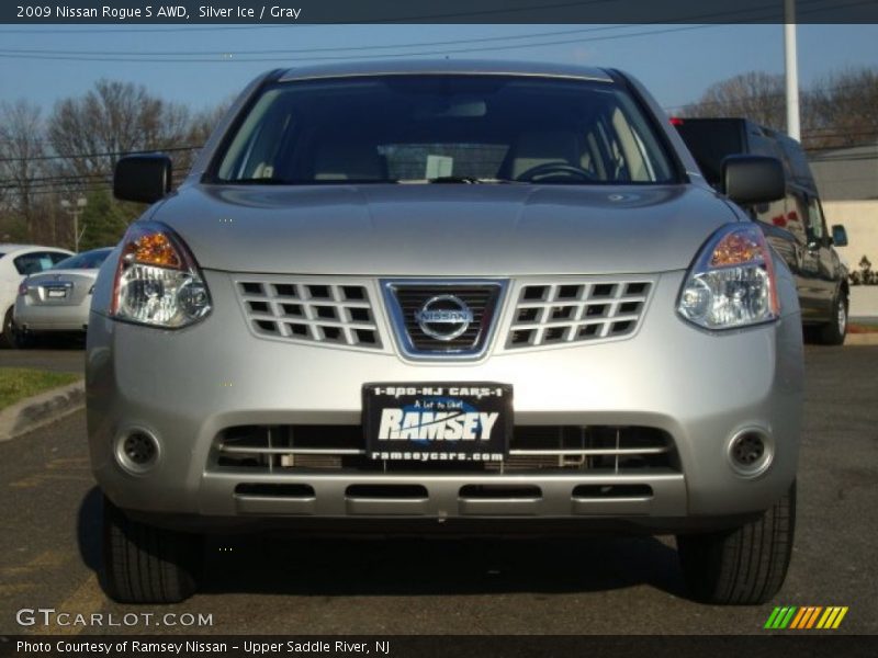 Silver Ice / Gray 2009 Nissan Rogue S AWD