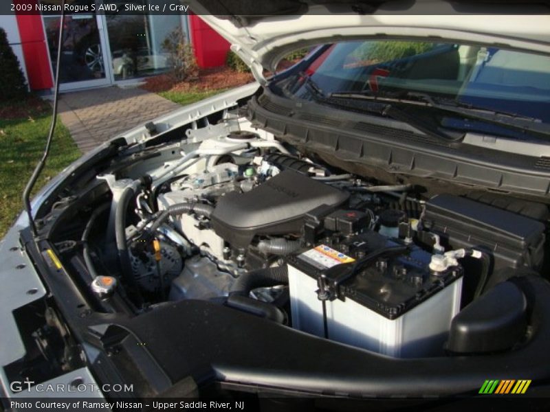 Silver Ice / Gray 2009 Nissan Rogue S AWD