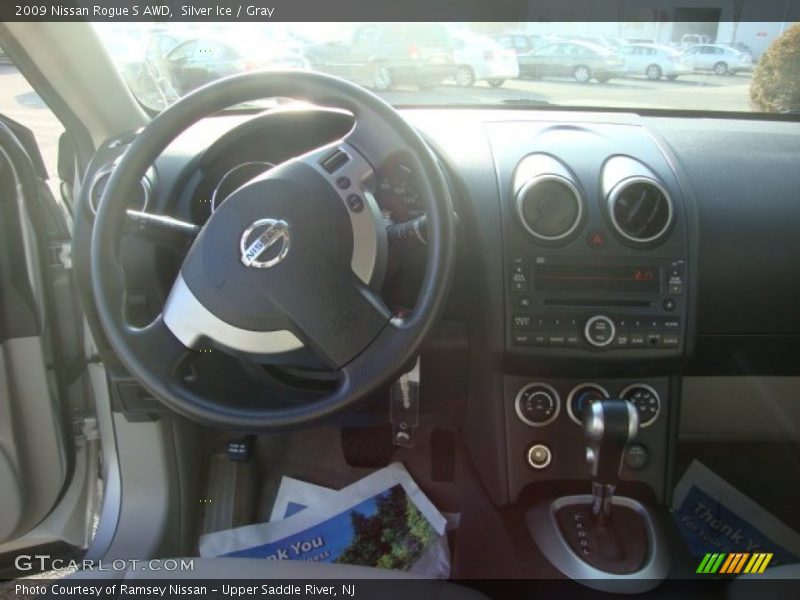 Silver Ice / Gray 2009 Nissan Rogue S AWD