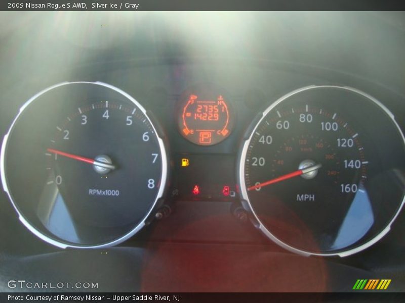 Silver Ice / Gray 2009 Nissan Rogue S AWD