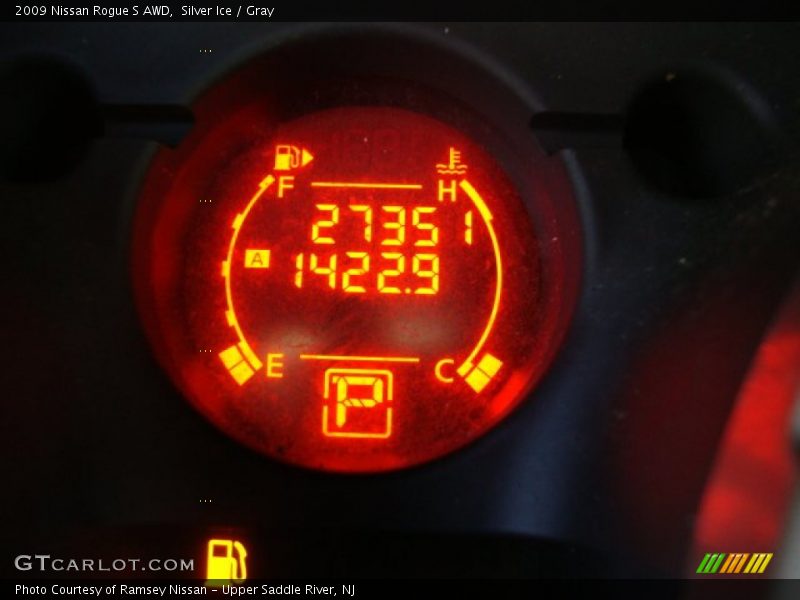 Silver Ice / Gray 2009 Nissan Rogue S AWD