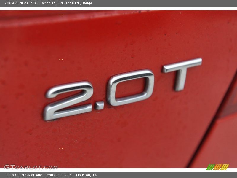 Brilliant Red / Beige 2009 Audi A4 2.0T Cabriolet