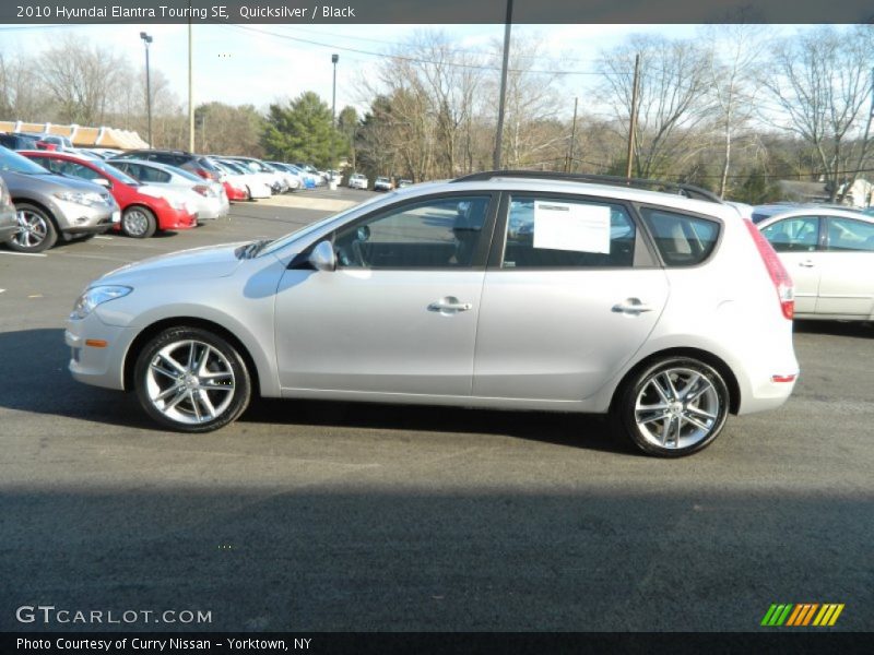 Quicksilver / Black 2010 Hyundai Elantra Touring SE