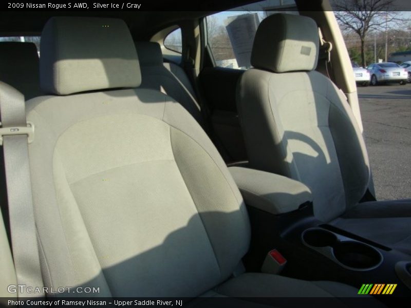 Silver Ice / Gray 2009 Nissan Rogue S AWD