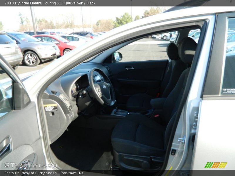 Quicksilver / Black 2010 Hyundai Elantra Touring SE