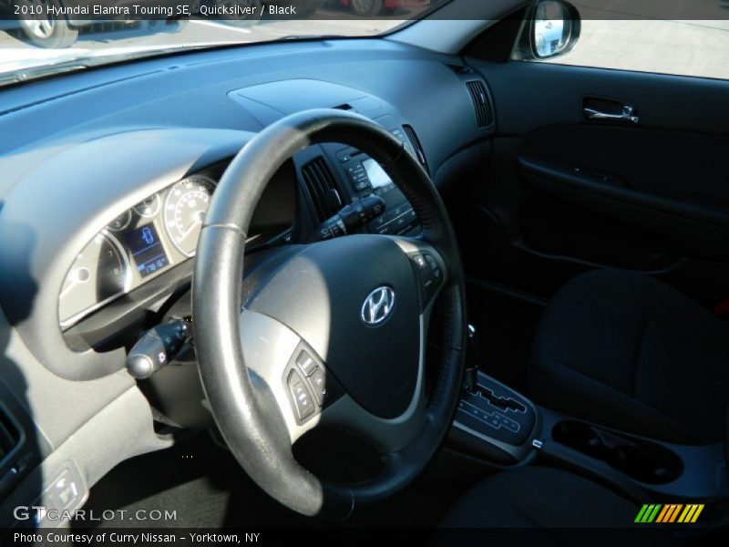 Quicksilver / Black 2010 Hyundai Elantra Touring SE