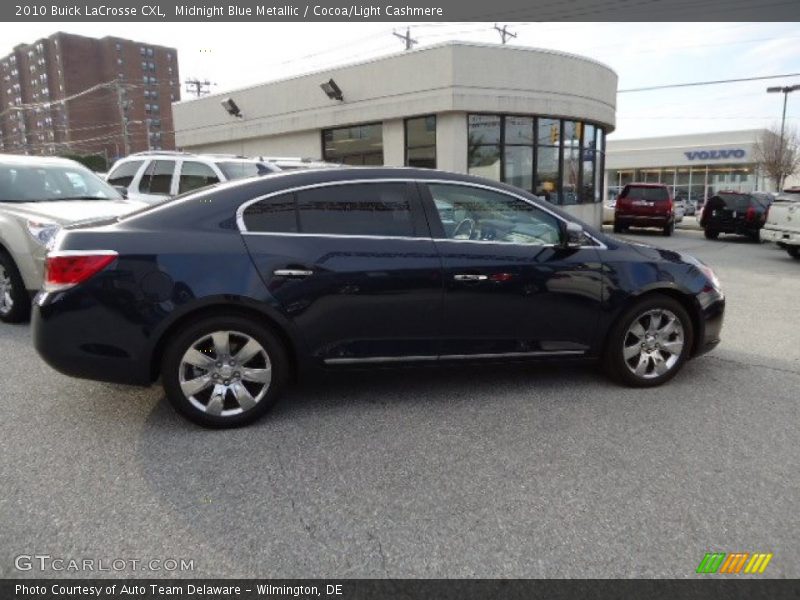Midnight Blue Metallic / Cocoa/Light Cashmere 2010 Buick LaCrosse CXL