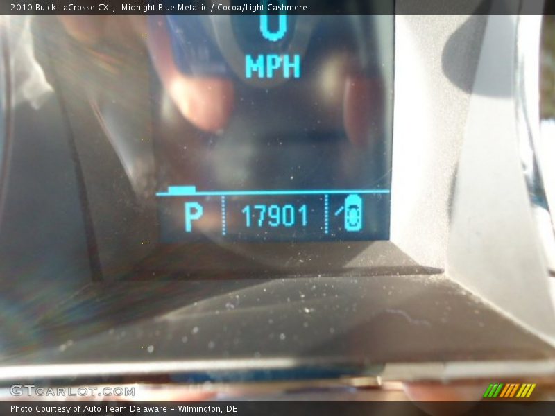 Midnight Blue Metallic / Cocoa/Light Cashmere 2010 Buick LaCrosse CXL