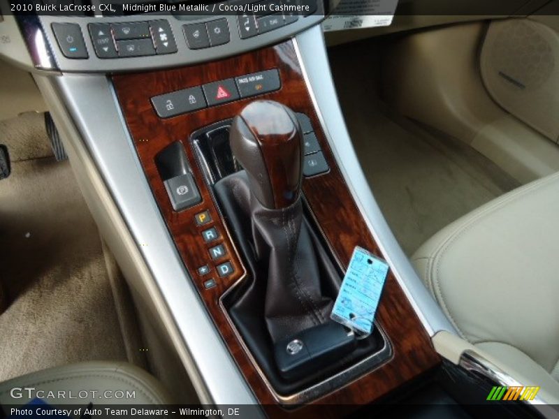 Midnight Blue Metallic / Cocoa/Light Cashmere 2010 Buick LaCrosse CXL