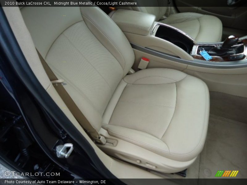 Midnight Blue Metallic / Cocoa/Light Cashmere 2010 Buick LaCrosse CXL