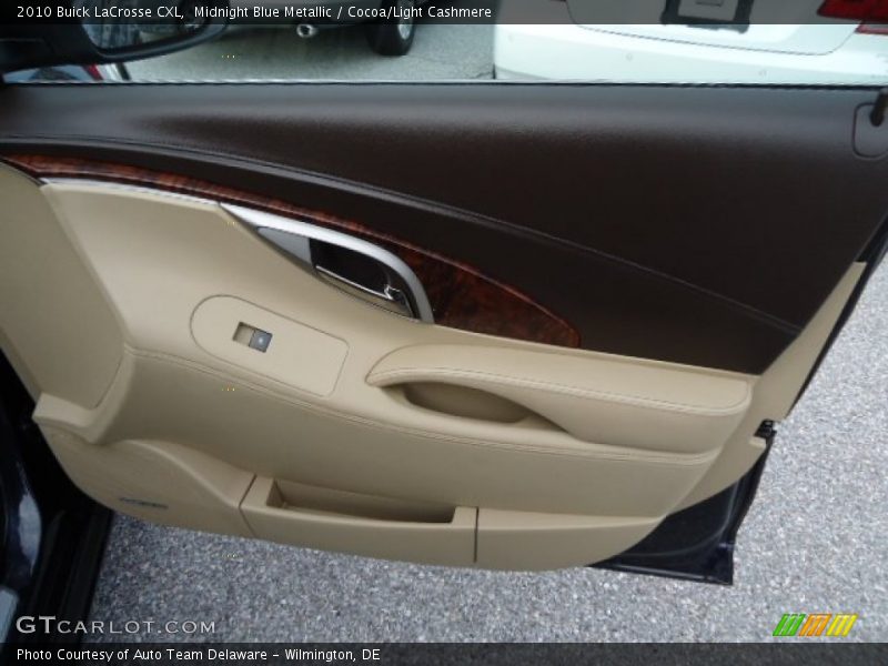 Midnight Blue Metallic / Cocoa/Light Cashmere 2010 Buick LaCrosse CXL