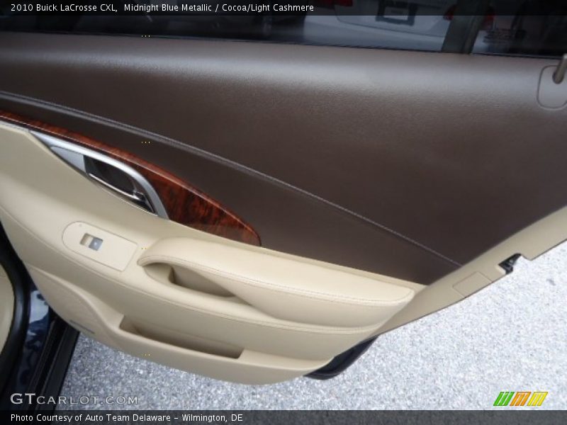 Midnight Blue Metallic / Cocoa/Light Cashmere 2010 Buick LaCrosse CXL
