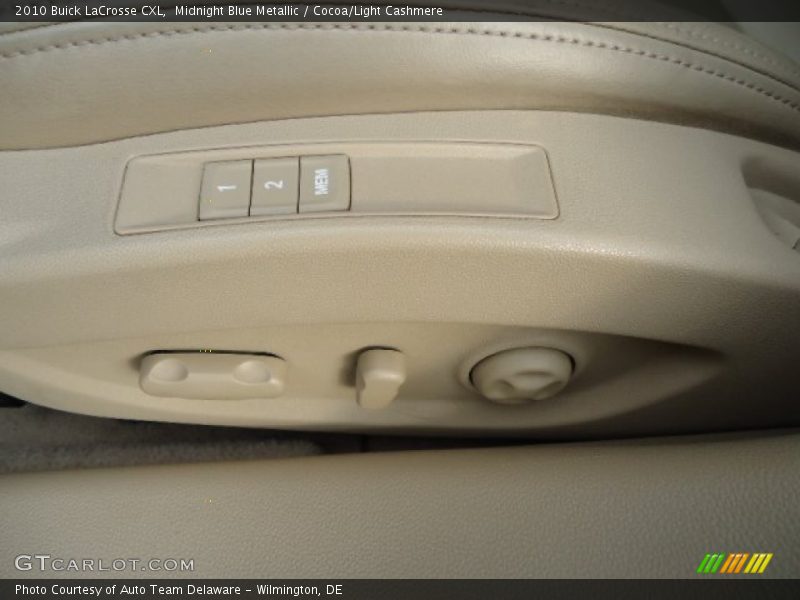 Midnight Blue Metallic / Cocoa/Light Cashmere 2010 Buick LaCrosse CXL